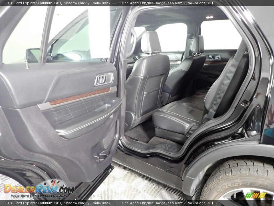 2018 Ford Explorer Platinum 4WD Shadow Black / Ebony Black Photo #29