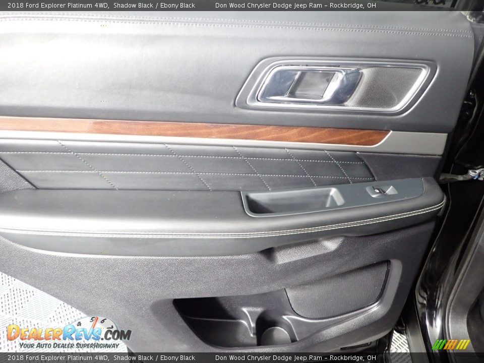 2018 Ford Explorer Platinum 4WD Shadow Black / Ebony Black Photo #30