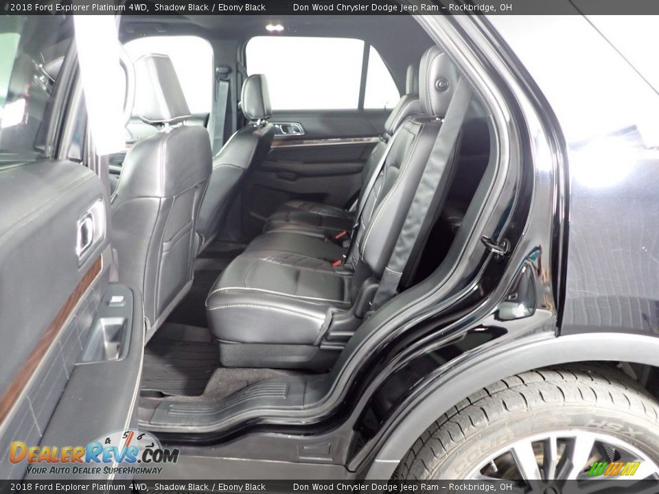 2018 Ford Explorer Platinum 4WD Shadow Black / Ebony Black Photo #31