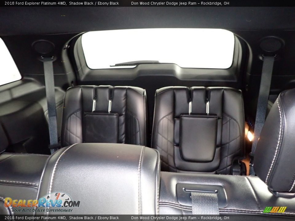 2018 Ford Explorer Platinum 4WD Shadow Black / Ebony Black Photo #32