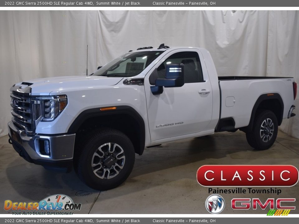 2022 GMC Sierra 2500HD SLE Regular Cab 4WD Summit White / Jet Black Photo #1