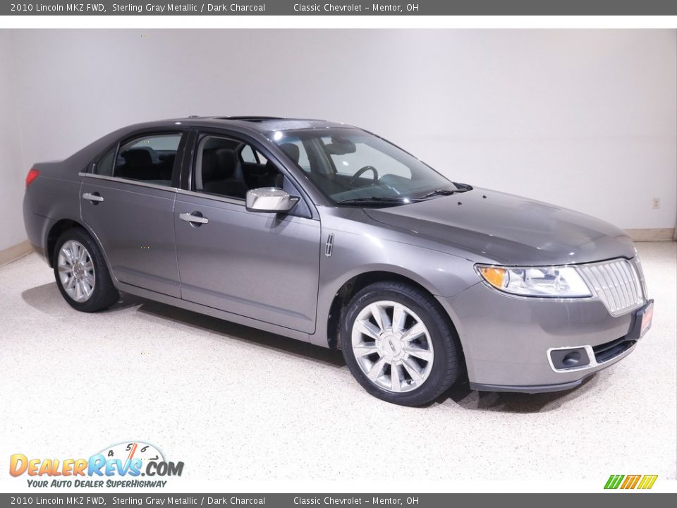 2010 Lincoln MKZ FWD Sterling Gray Metallic / Dark Charcoal Photo #1