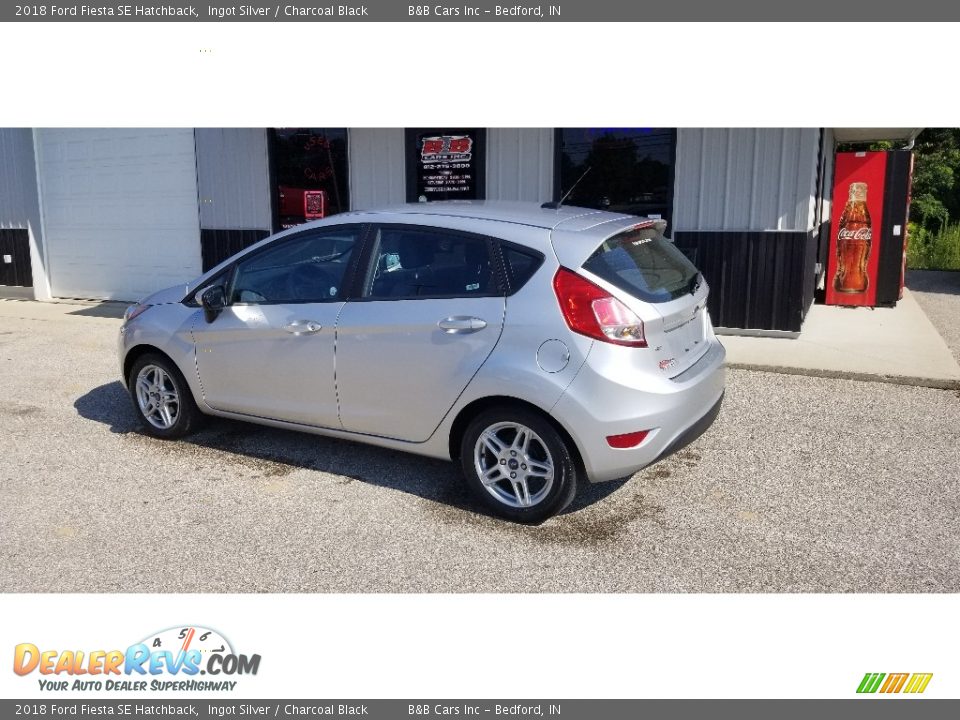 2018 Ford Fiesta SE Hatchback Ingot Silver / Charcoal Black Photo #3