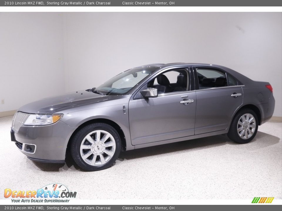 2010 Lincoln MKZ FWD Sterling Gray Metallic / Dark Charcoal Photo #3