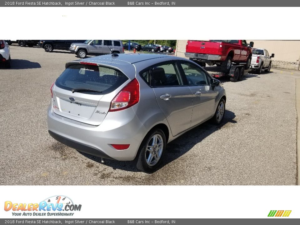 2018 Ford Fiesta SE Hatchback Ingot Silver / Charcoal Black Photo #5