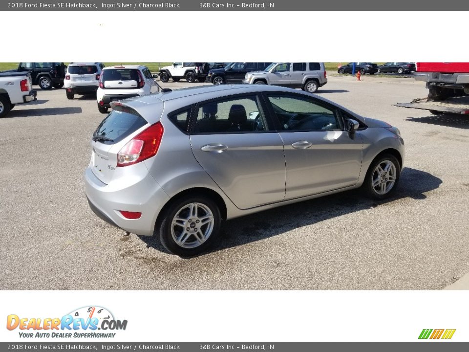 2018 Ford Fiesta SE Hatchback Ingot Silver / Charcoal Black Photo #6