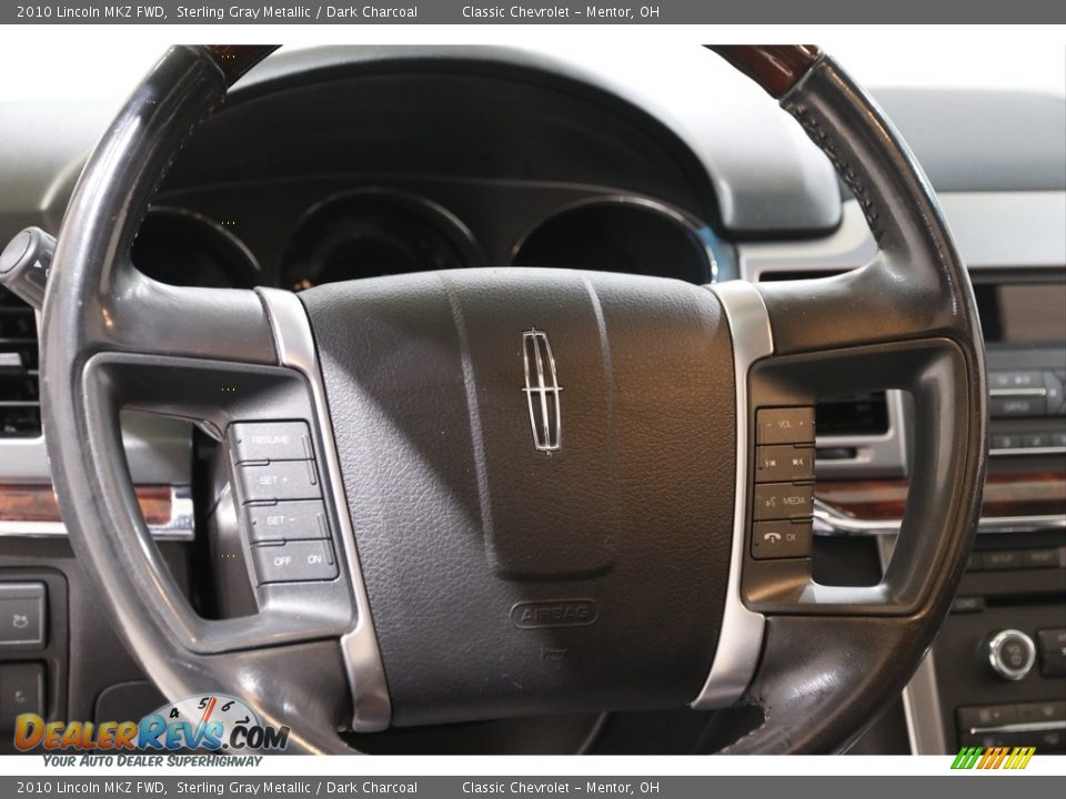 2010 Lincoln MKZ FWD Sterling Gray Metallic / Dark Charcoal Photo #7