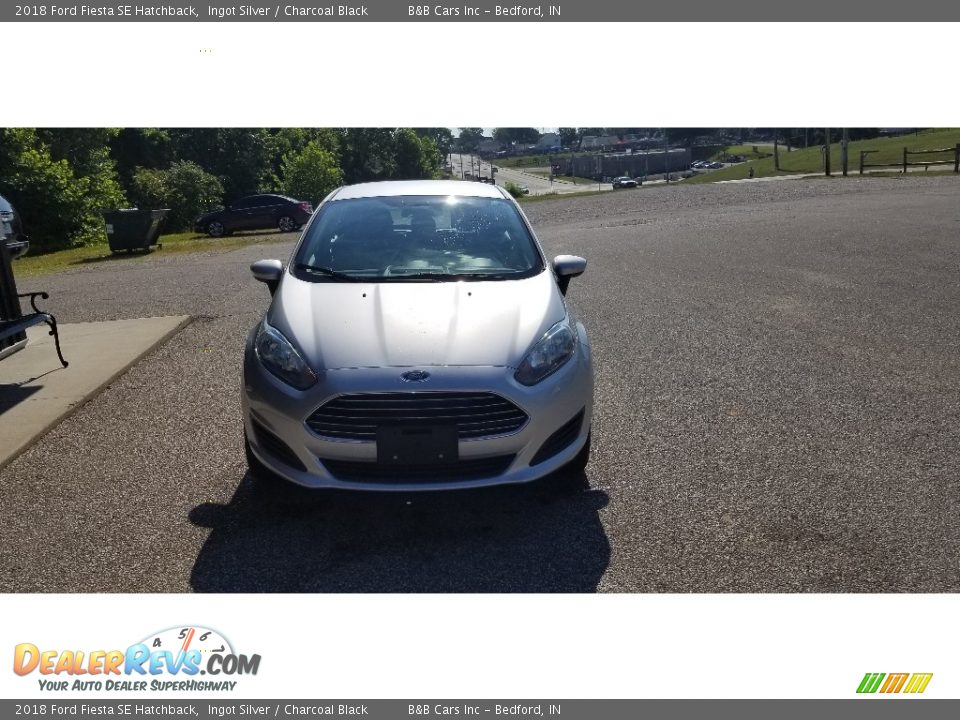 2018 Ford Fiesta SE Hatchback Ingot Silver / Charcoal Black Photo #8