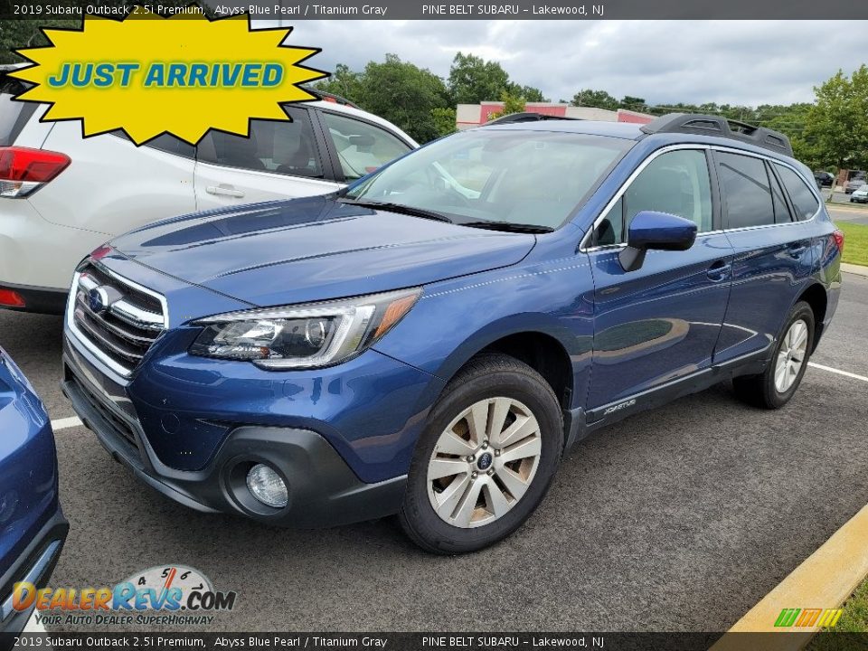 2019 Subaru Outback 2.5i Premium Abyss Blue Pearl / Titanium Gray Photo #1