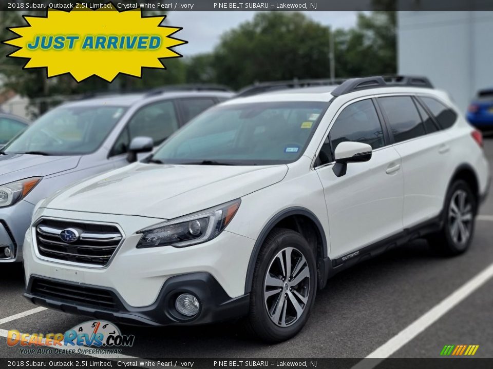 2018 Subaru Outback 2.5i Limited Crystal White Pearl / Ivory Photo #1