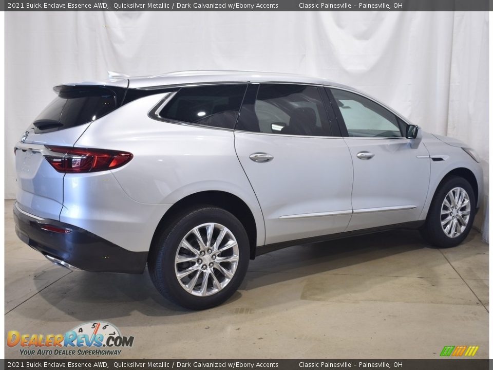 2021 Buick Enclave Essence AWD Quicksilver Metallic / Dark Galvanized w/Ebony Accents Photo #2