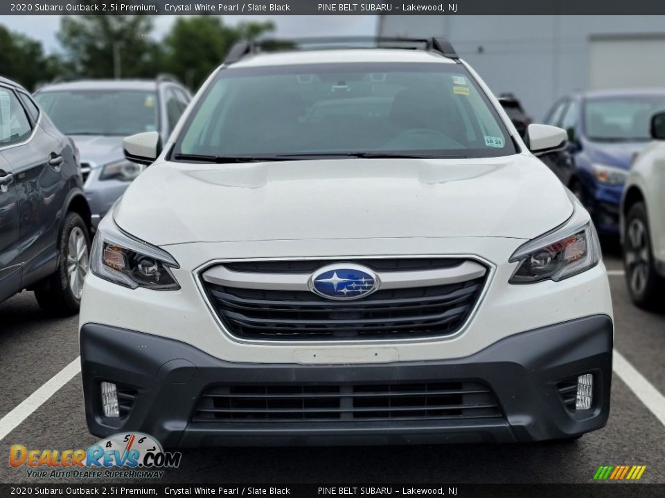 2020 Subaru Outback 2.5i Premium Crystal White Pearl / Slate Black Photo #2