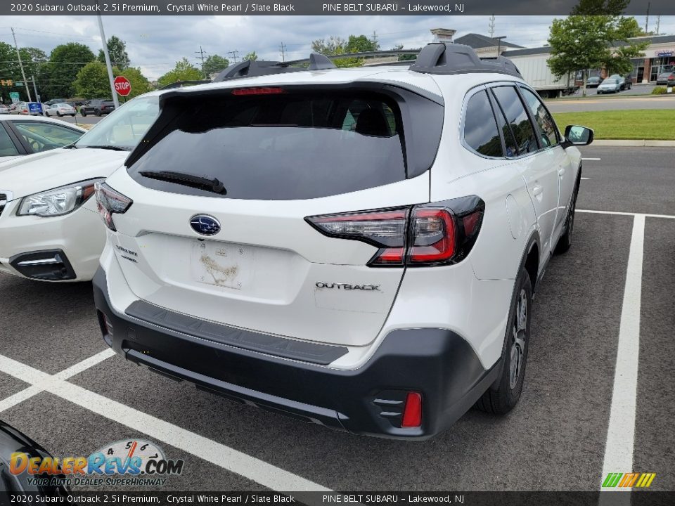 2020 Subaru Outback 2.5i Premium Crystal White Pearl / Slate Black Photo #4