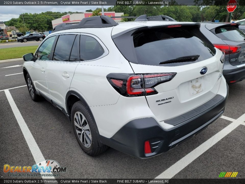 2020 Subaru Outback 2.5i Premium Crystal White Pearl / Slate Black Photo #5