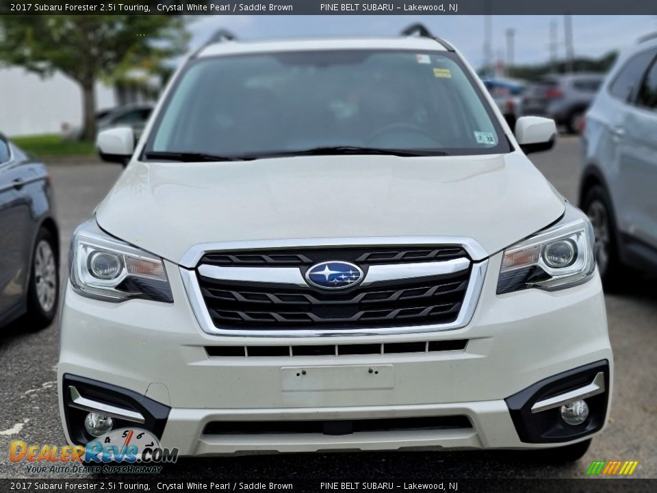 2017 Subaru Forester 2.5i Touring Crystal White Pearl / Saddle Brown Photo #2