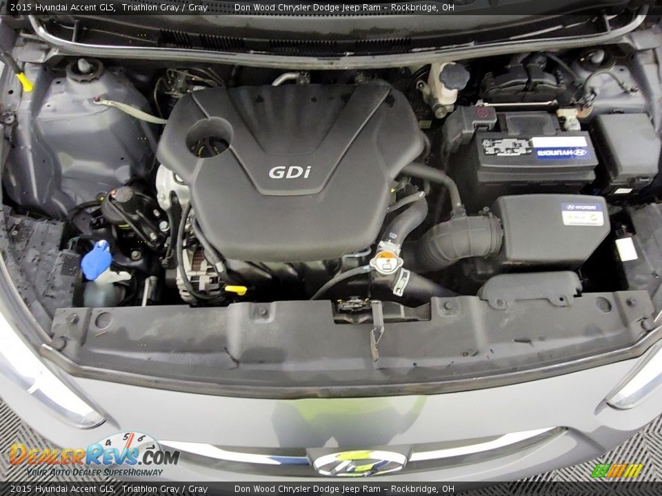 2015 Hyundai Accent GLS Triathlon Gray / Gray Photo #11