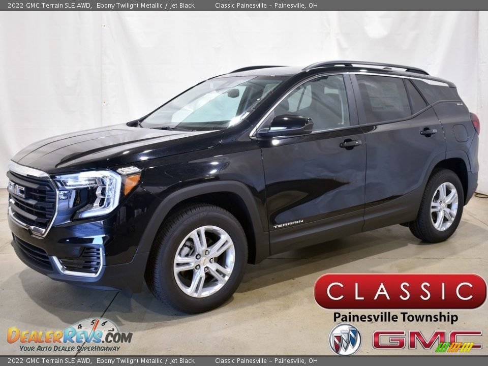 2022 GMC Terrain SLE AWD Ebony Twilight Metallic / Jet Black Photo #1