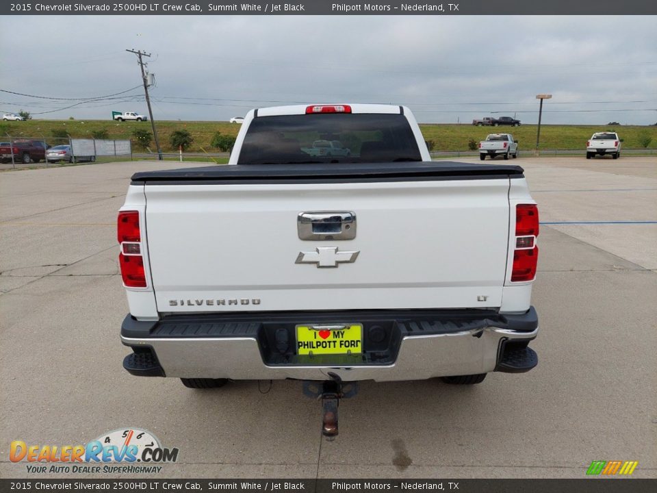 2015 Chevrolet Silverado 2500HD LT Crew Cab Summit White / Jet Black Photo #6