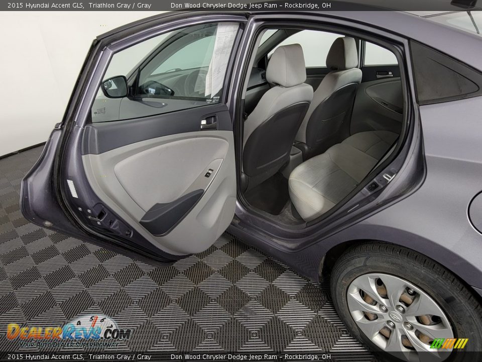 2015 Hyundai Accent GLS Triathlon Gray / Gray Photo #21