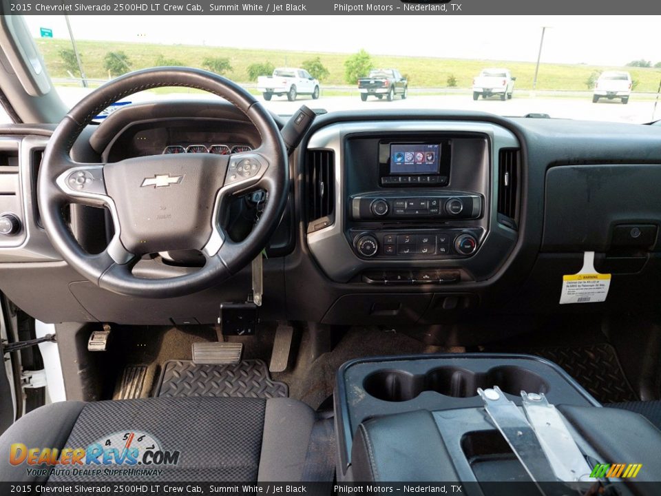 2015 Chevrolet Silverado 2500HD LT Crew Cab Summit White / Jet Black Photo #11