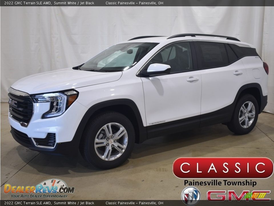 2022 GMC Terrain SLE AWD Summit White / Jet Black Photo #1