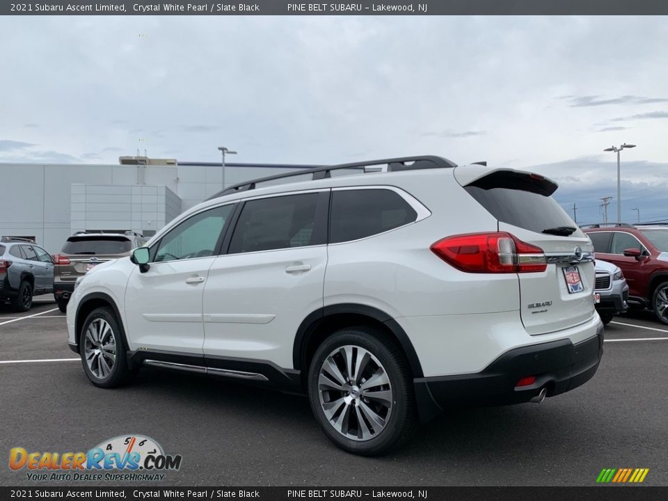 2021 Subaru Ascent Limited Crystal White Pearl / Slate Black Photo #4