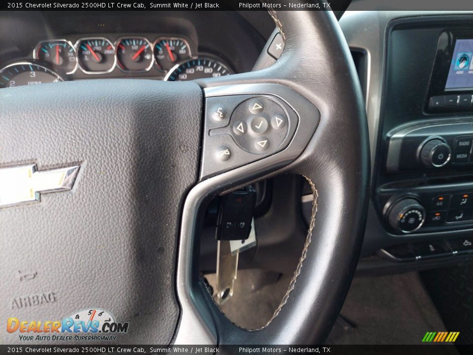 2015 Chevrolet Silverado 2500HD LT Crew Cab Steering Wheel Photo #17