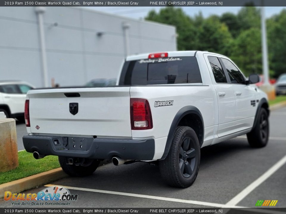 2019 Ram 1500 Classic Warlock Quad Cab Bright White / Black/Diesel Gray Photo #3