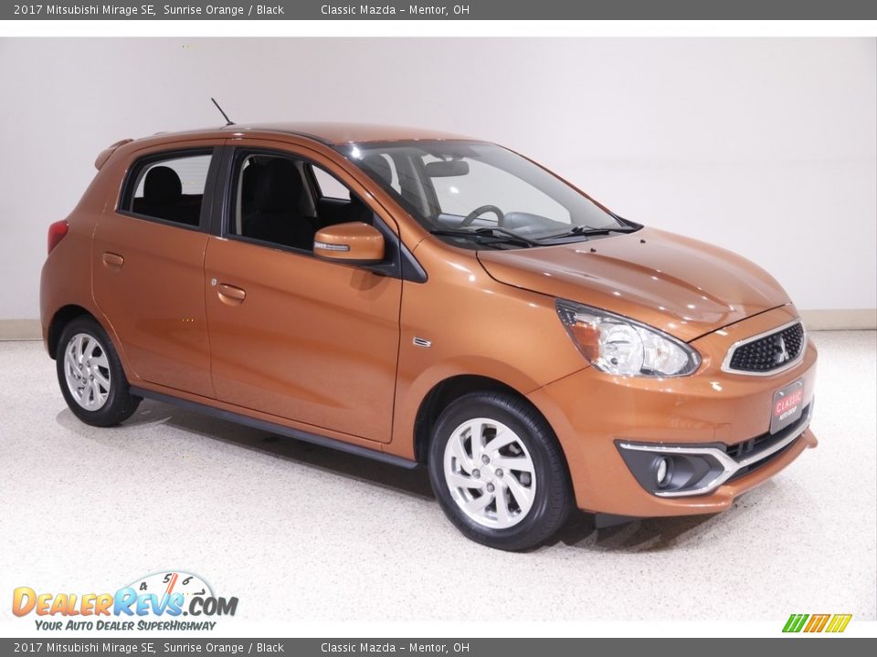 Sunrise Orange 2017 Mitsubishi Mirage SE Photo #1