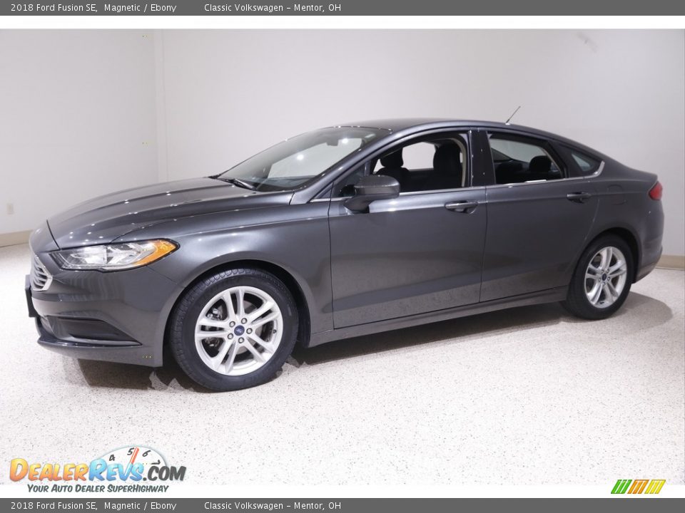 2018 Ford Fusion SE Magnetic / Ebony Photo #3