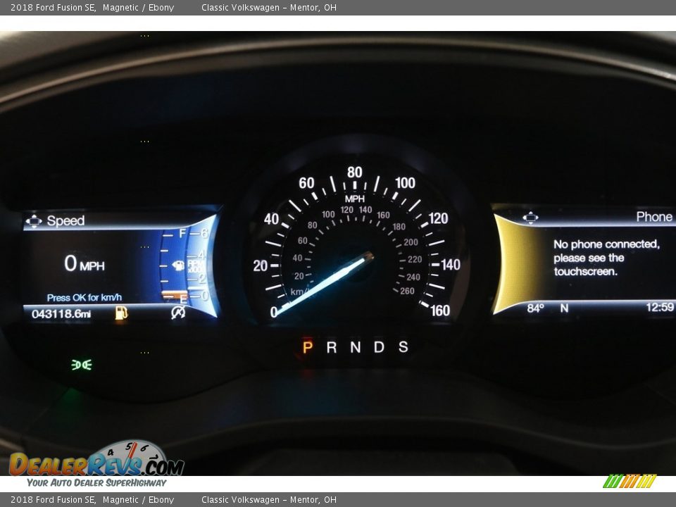 2018 Ford Fusion SE Magnetic / Ebony Photo #7