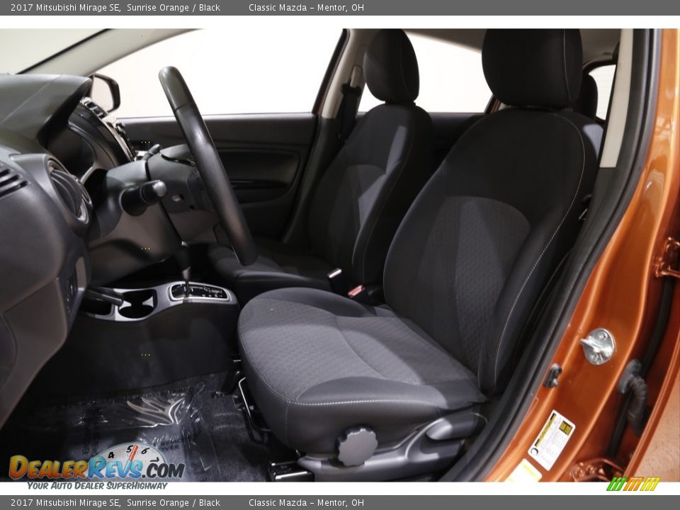 Front Seat of 2017 Mitsubishi Mirage SE Photo #5