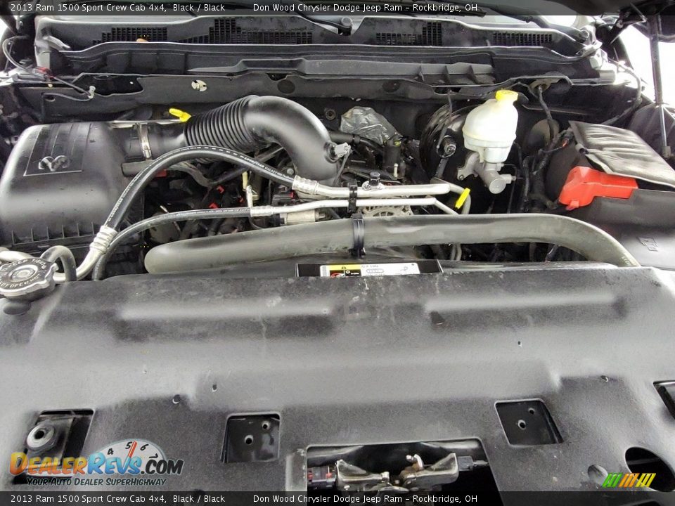 2013 Ram 1500 Sport Crew Cab 4x4 Black / Black Photo #11