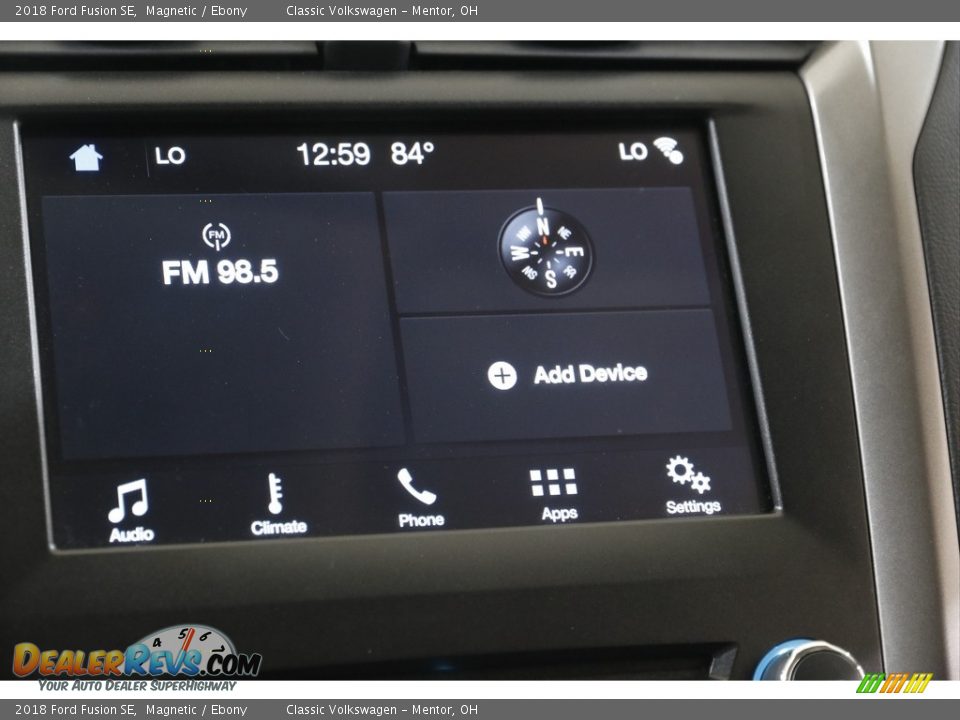 2018 Ford Fusion SE Magnetic / Ebony Photo #8