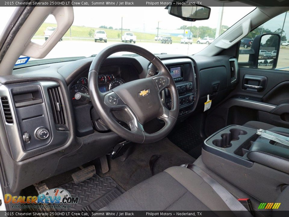 2015 Chevrolet Silverado 2500HD LT Crew Cab Summit White / Jet Black Photo #28