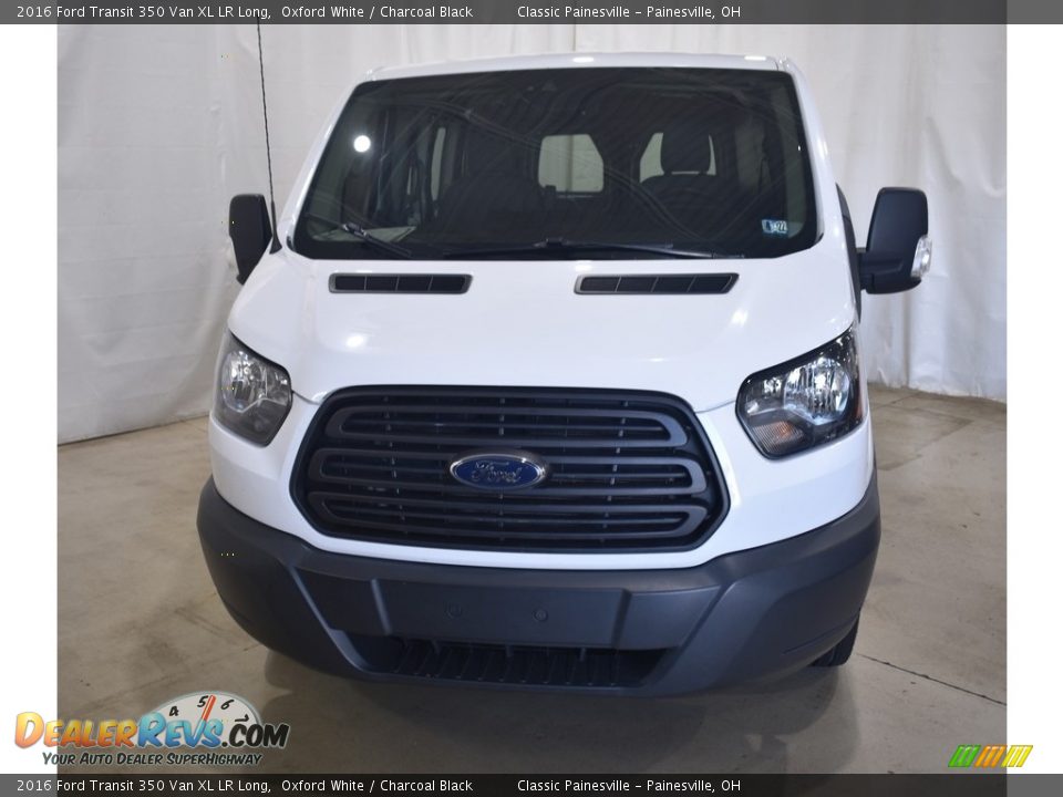 2016 Ford Transit 350 Van XL LR Long Oxford White / Charcoal Black Photo #4