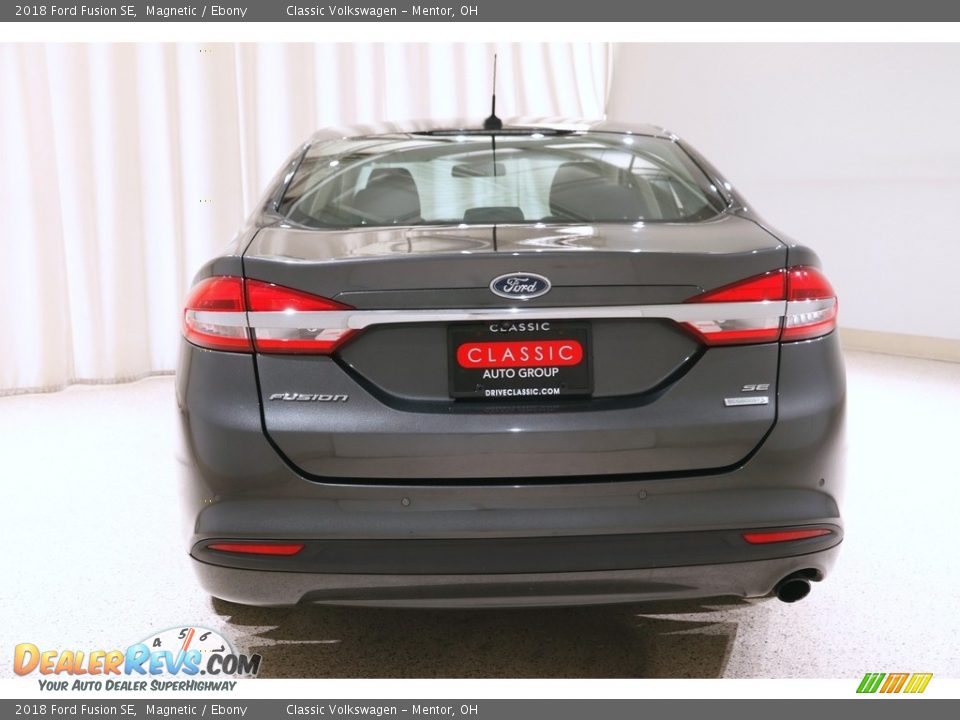 2018 Ford Fusion SE Magnetic / Ebony Photo #14