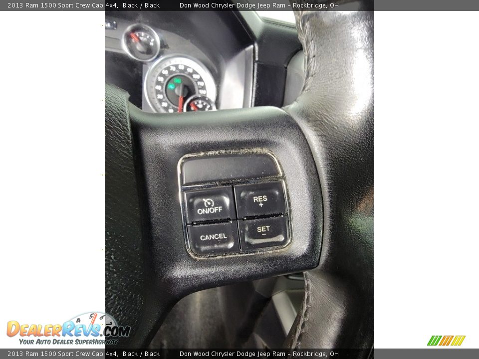 2013 Ram 1500 Sport Crew Cab 4x4 Black / Black Photo #18