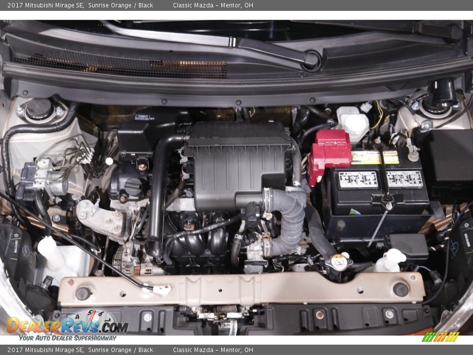 2017 Mitsubishi Mirage SE 1.2 Liter DOHC 12-Valve MIVEC 3 Cylinder Engine Photo #17