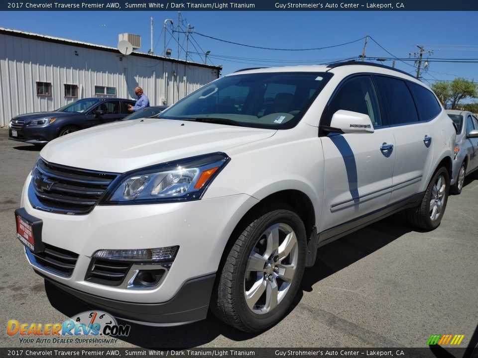 2017 Chevrolet Traverse Premier AWD Summit White / Dark Titanium/Light Titanium Photo #3