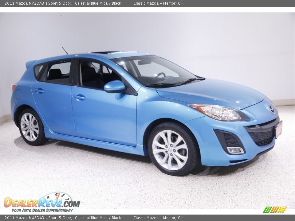 2011 Mazda MAZDA3 s Sport 5 Door Celestial Blue Mica / Black Photo #1