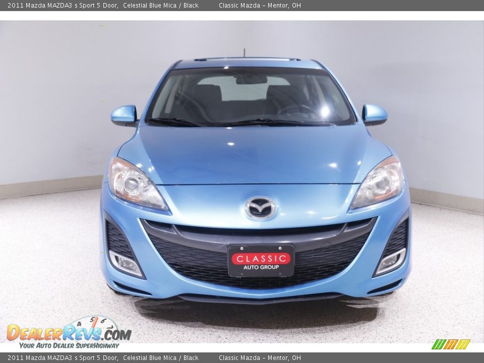 2011 Mazda MAZDA3 s Sport 5 Door Celestial Blue Mica / Black Photo #2