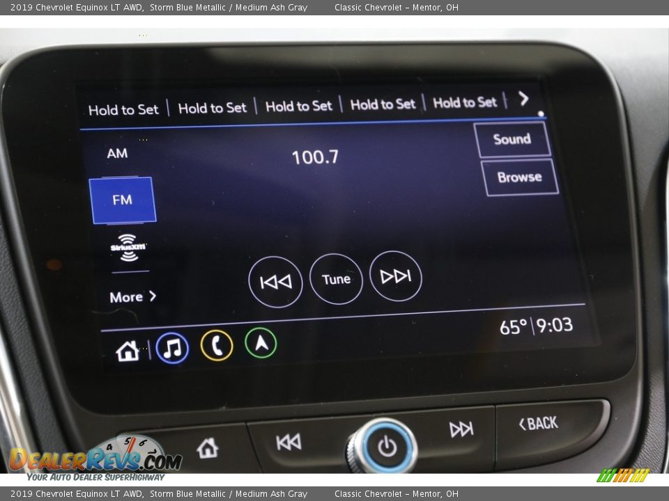 2019 Chevrolet Equinox LT AWD Storm Blue Metallic / Medium Ash Gray Photo #10