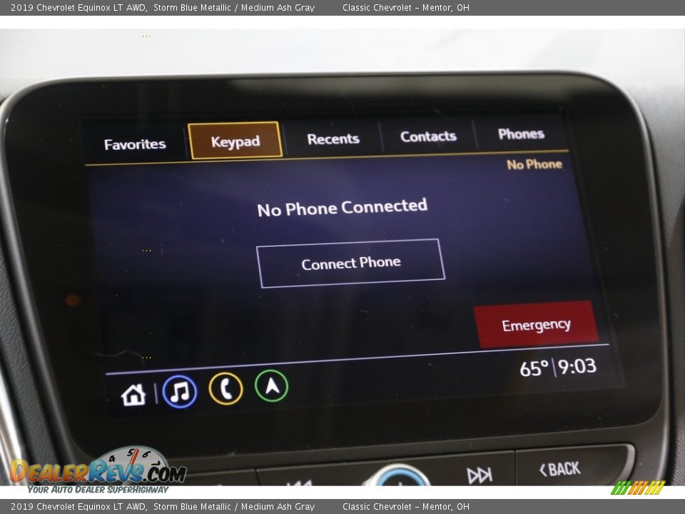 2019 Chevrolet Equinox LT AWD Storm Blue Metallic / Medium Ash Gray Photo #11