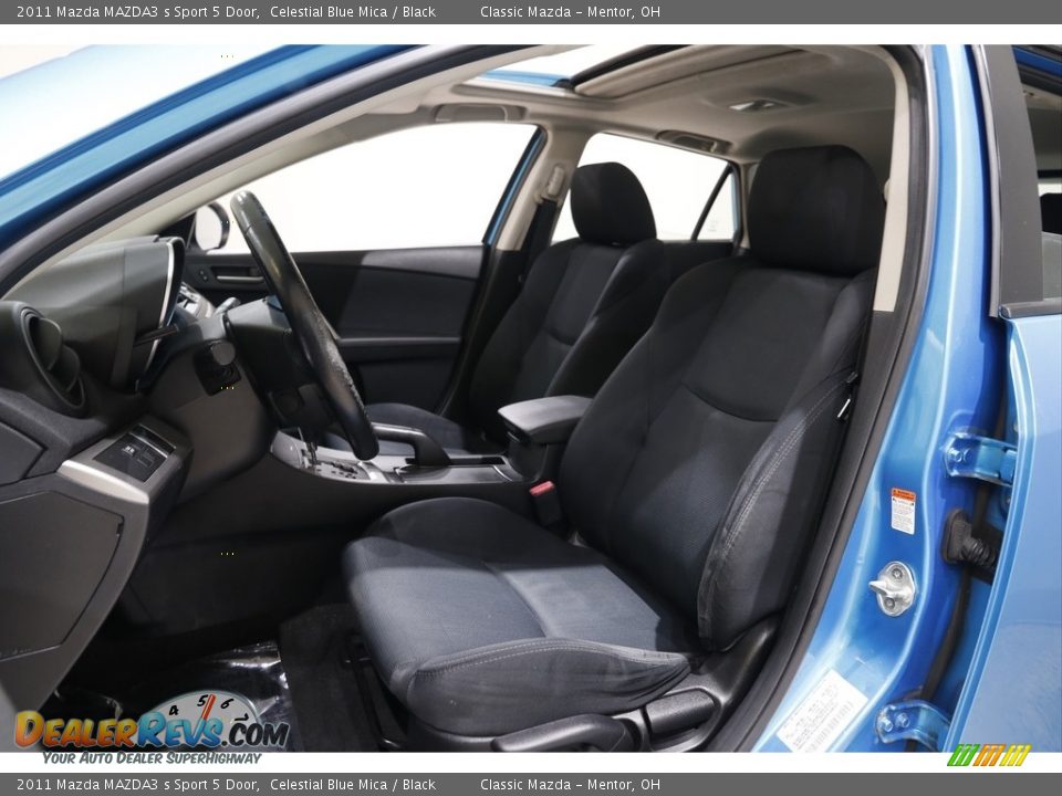 2011 Mazda MAZDA3 s Sport 5 Door Celestial Blue Mica / Black Photo #5