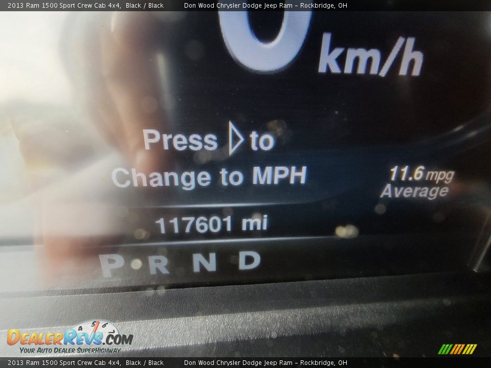 2013 Ram 1500 Sport Crew Cab 4x4 Black / Black Photo #28