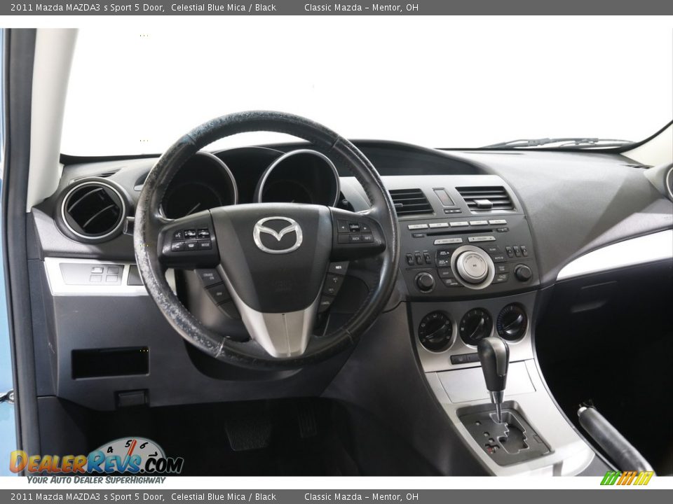 2011 Mazda MAZDA3 s Sport 5 Door Celestial Blue Mica / Black Photo #6