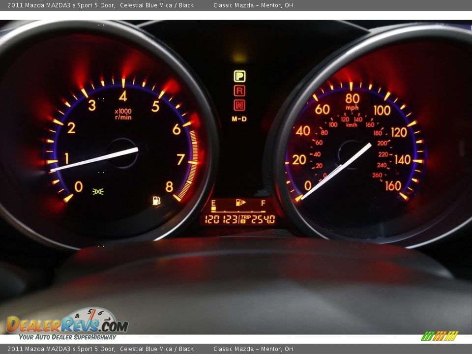 2011 Mazda MAZDA3 s Sport 5 Door Celestial Blue Mica / Black Photo #8