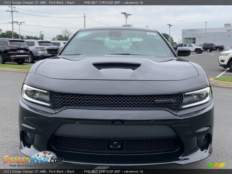 2021 Dodge Charger GT AWD Pitch Black / Black Photo #2