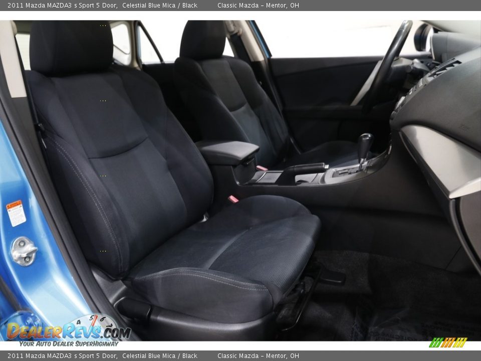 2011 Mazda MAZDA3 s Sport 5 Door Celestial Blue Mica / Black Photo #14